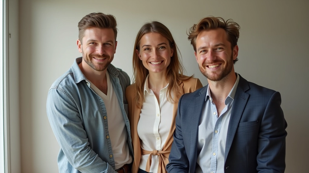 Team of interior designers and home organisers working together in studio space